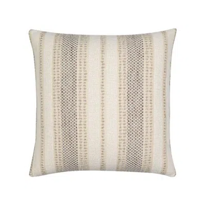 Elaine Smith Axis Textural Stripe Indoor & Outdoor Woven Accent Pillow & Insert In Brown