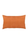 Elaine Smith Basketweave Hand Woven Indoor & Outdoor Accent Pillow In Brown