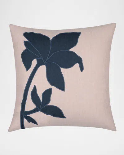 Elaine Smith Botanica Blush Indoor/outdoor Pillow, 22" Square In Pink