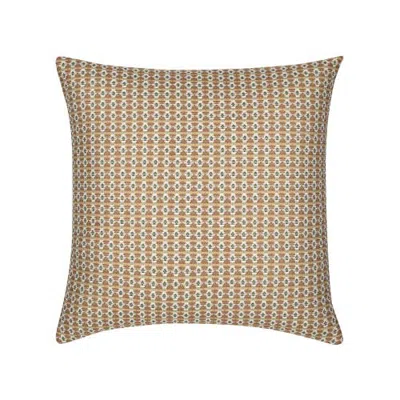 Elaine Smith Cadence Textured Indoor & Outdoor Woven Accent Pillow & Insert In Brown