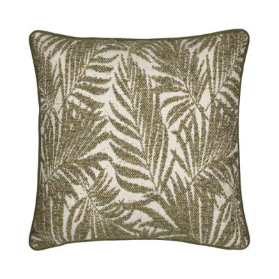 Elaine Smith Canopy Dimensional Boucle Indoor & Outdoor Woven Accent Pillow & Insert In Green
