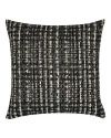 Elaine Smith Channel Indoor & Outdoor Woven Accent Pillow In Black
