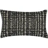 Elaine Smith Channel Indoor & Outdoor Woven Accent Pillow In Black