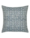 Elaine Smith Channel Indoor & Outdoor Woven Accent Pillow In Blue