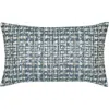 Elaine Smith Channel Indoor & Outdoor Woven Accent Pillow In Blue