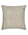 Elaine Smith Channel Indoor & Outdoor Woven Accent Pillow In Brown
