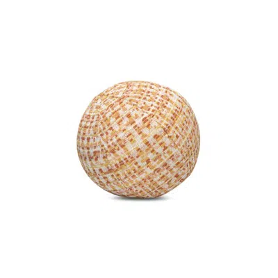 Elaine Smith Channel Textured Chenille Indoor & Outdoor Woven Accent Pillow In Brown