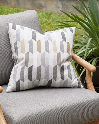 Elaine Smith Chiseled Sunbrella Pillow In Multi