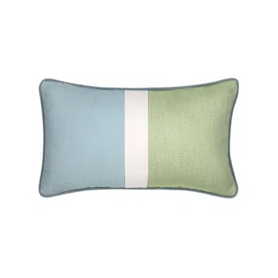 Elaine Smith Composition Indoor & Outdoor Woven Accent Pillow & Insert In Multi