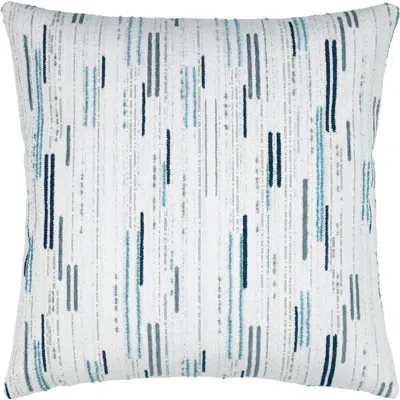 Elaine Smith Connection Ocean Boucle Indoor & Outdoor Woven Accent Pillow In Blue