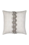 Elaine Smith Dressage Pebble Hand Macrame Indoor & Outdoor Woven Accent Pillow