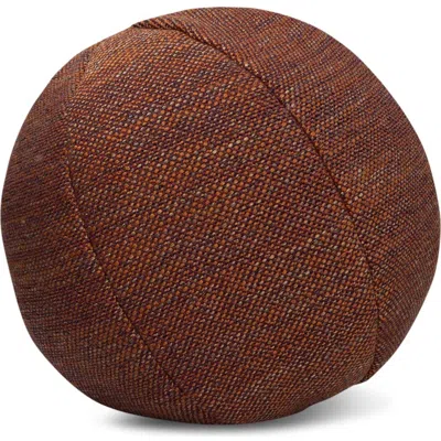 Elaine Smith Ember Weave Earth-toned Dimensional Indoor & Outdoor Woven Accent Pillow & Insert In Burgundy