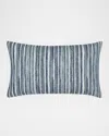 Elaine Smith Endless Indigo Textured Indoor & Outdoor Woven Accent Pillow