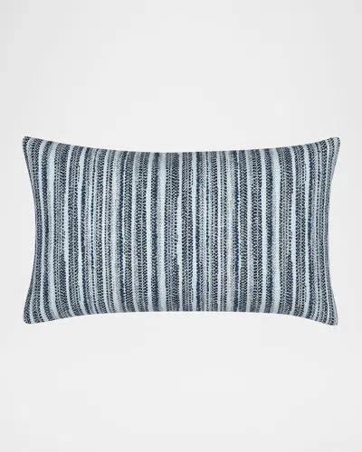 Elaine Smith Endless Indigo Textured Indoor & Outdoor Woven Accent Pillow