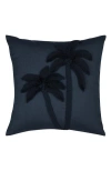 Elaine Smith Escape Handmade Applique Indoor & Outdoor Woven Accent Pillow