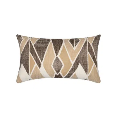 Elaine Smith Facet Chenille Indoor & Outdoor Woven Accent Pillow & Insert In Multi