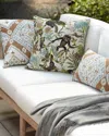 Elaine Smith Ikat Diamond Caramel Indoor/outdoor Pillow In Neutral Pattern