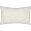 Elaine Smith Illusion Handmade Dimensional Applique Indoor & Outdoor Woven Accent Pillow