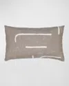 Elaine Smith Instinct Outdoor Lumbar Pillow, 12" X 20" In Neutral