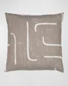 Elaine Smith Instinct Pillow In Taupe