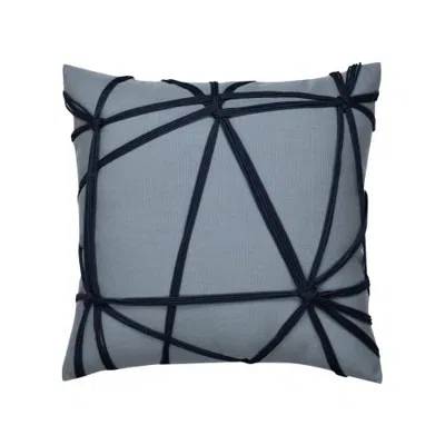 Elaine Smith Interlace Indoor & Outdoor Woven Accent Pillow In Black