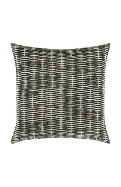 Elaine Smith Intertwine Ebony Indoor & Outdoor Woven Accent Pillow
