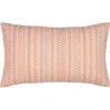 Elaine Smith Kaleidoscope Chenille Micro Check Indoor & Outdoor Woven Accent Pillow