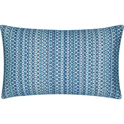 Elaine Smith Kaleidoscope Chenille Micro Check Indoor & Outdoor Woven Accent Pillow