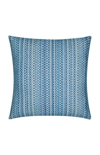 Elaine Smith Kaleidoscope Chenille Micro Check Indoor & Outdoor Woven Accent Pillow In Purple