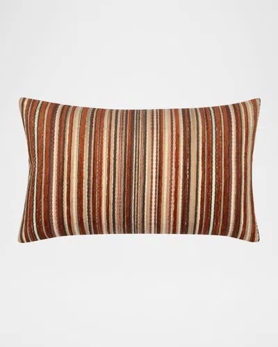 Elaine Smith Plush Velvet Indoor & Outdoor Woven Accent Pillow