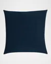 Elaine Smith Lush Velvet Pillow, 20" Square In Midnight