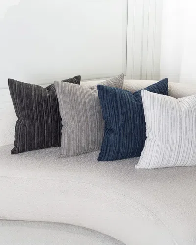 Elaine Smith Luxe Stripe Pillow, 20" Square In Multi