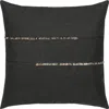 Elaine Smith Micro Fringe Carbon Indoor & Outdoor Woven Accent Pillow