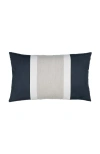 Elaine Smith Nevis Panelled Dimensional Banded Indoor & Outdoor Woven Accent Pillow