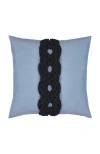 Elaine Smith Palomar Handknotted Macrame Indoor & Outdoor Woven Accent Pillow