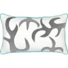 Elaine Smith Pioneer Hand Appliqued & Embroidered Velvet Indoor & Outdoor Woven Accent Pillow