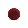 Elaine Smith Plush Velvet Indoor & Outdoor Woven Accent Orb Pillow In Red