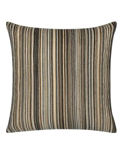 Elaine Smith Plush Velvet Stripe Indoor & Outdoor Woven Accent Pillow In Multi