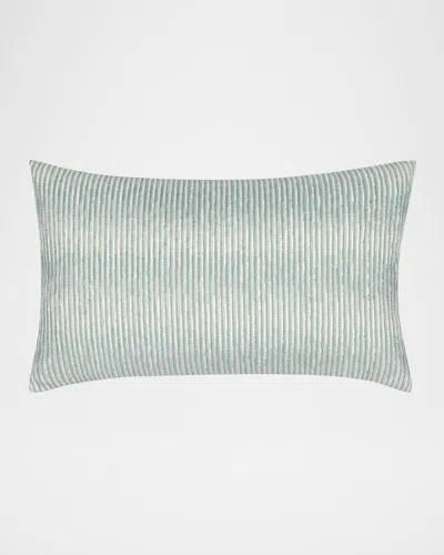 Elaine Smith Progress Multicolored Chenille Indoor & Outdoor Woven Accent Pillow In Gray