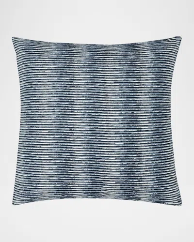Elaine Smith Progress Indoor/outdoor Pillow, 20" Square In Blue