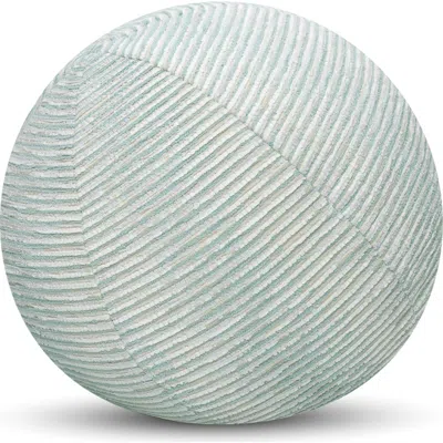 Elaine Smith Progress Multicolored Chenille Indoor & Outdoor Woven Accent Orb Pillow In Blue