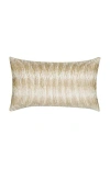 Elaine Smith Progress Multicolored Chenille Indoor & Outdoor Woven Accent Pillow In Brown