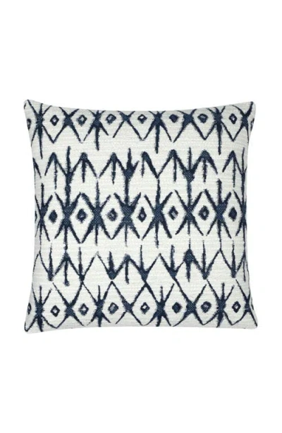 Elaine Smith Ritual Indigo Chenille Indoor & Outdoor Woven Accent Pillow