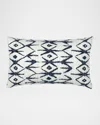 Elaine Smith Ritual Indigo Chenille Indoor & Outdoor Woven Accent Pillow