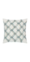Elaine Smith Rope Hand Knotted Macrame Indoor & Outdoor Woven Accent Pillow