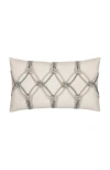 Elaine Smith Rope Hand Knotted Macrame Indoor & Outdoor Woven Accent Pillow, 12x20