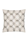 Elaine Smith Rope Hand Knotted Macrame Indoor & Outdoor Woven Accent Pillow, 20x20