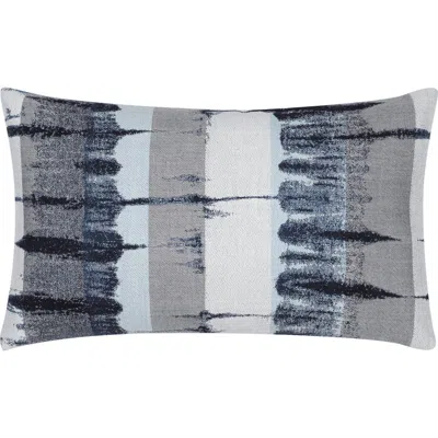 Elaine Smith Shibori Indoor & Outdoor Woven Accent Pillow In Blue