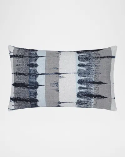 Elaine Smith Shibori Indoor/outdoor Lumbar Pillow, 12" X 20" In Multi