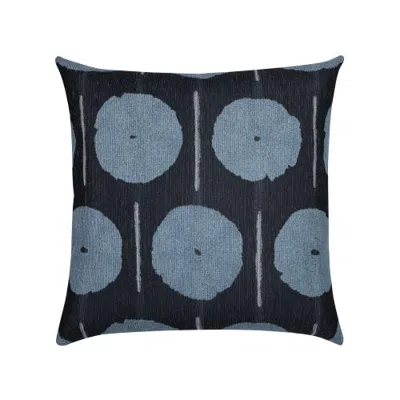 Elaine Smith Solstice Jacquard Indoor & Outdoor Woven Accent Pillow In Blue